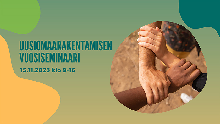 Kuva: Uusiomaarakentamisen vuosiseminaari