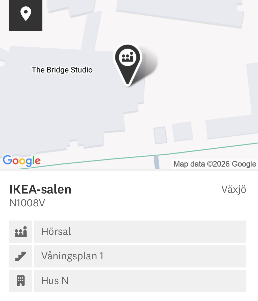 Karta till IKEA-salen