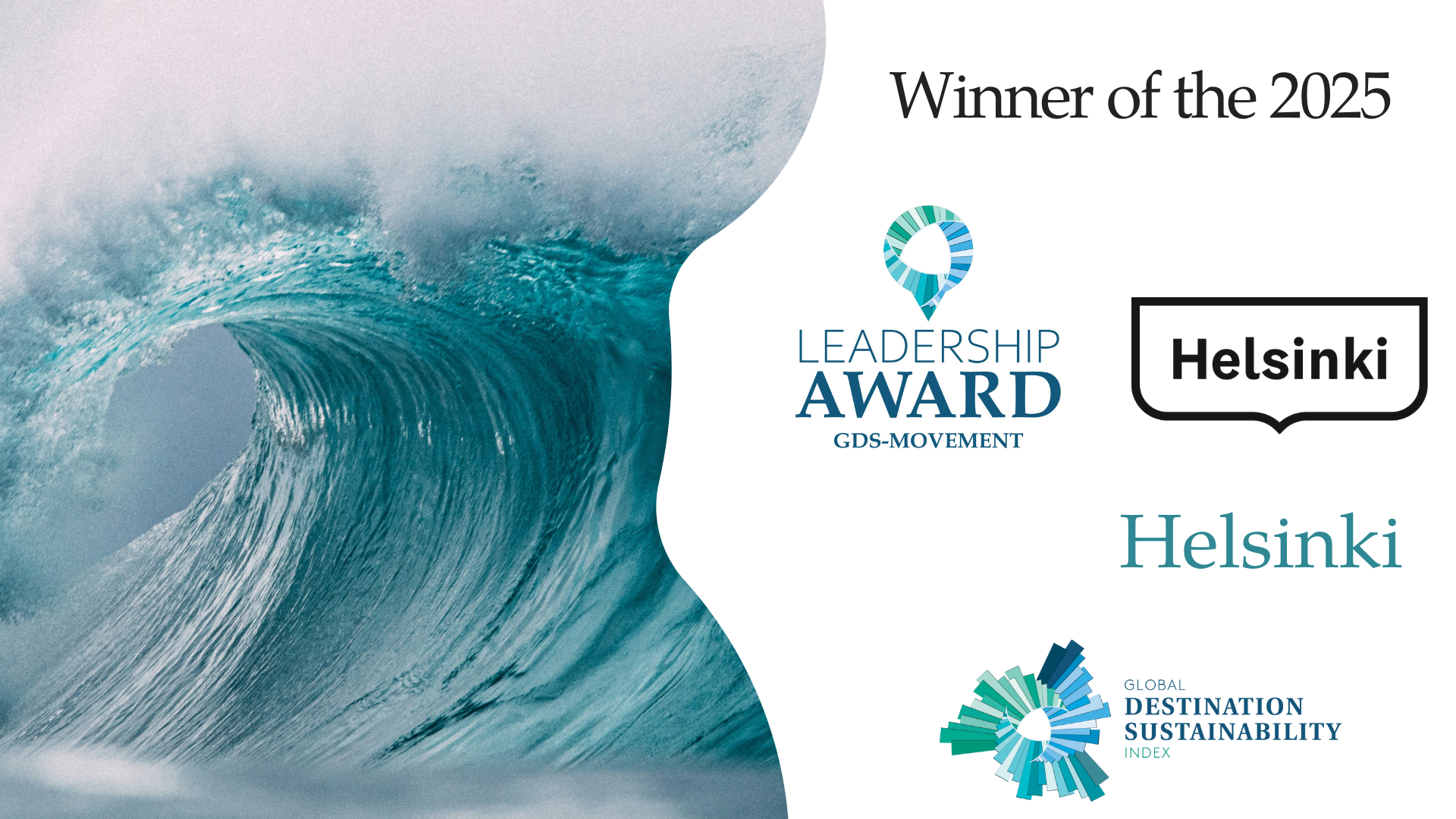 Helsinki on voittanut GDS-indeksin Leadership Awardin vuonna 2025.