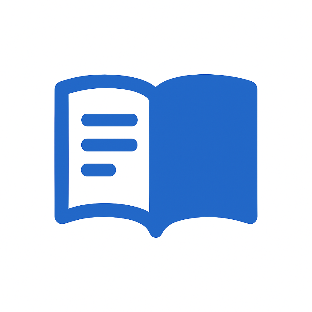 Icono libro abierto
