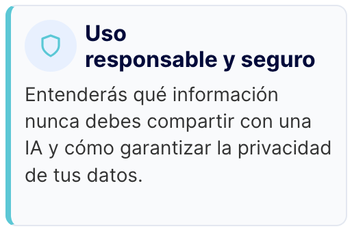 Uso responsable y seguro