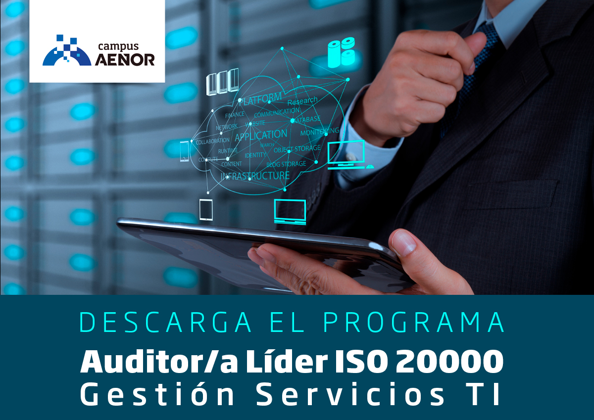 Auditor/a Líder ISO 20000 Gestión Servicios TI