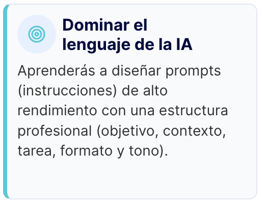 domina el lenguaje de la IA