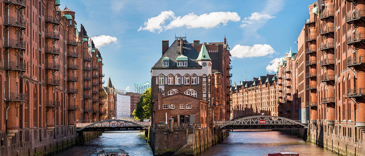 Wasserschloss in der Hamburger Speicherstadt