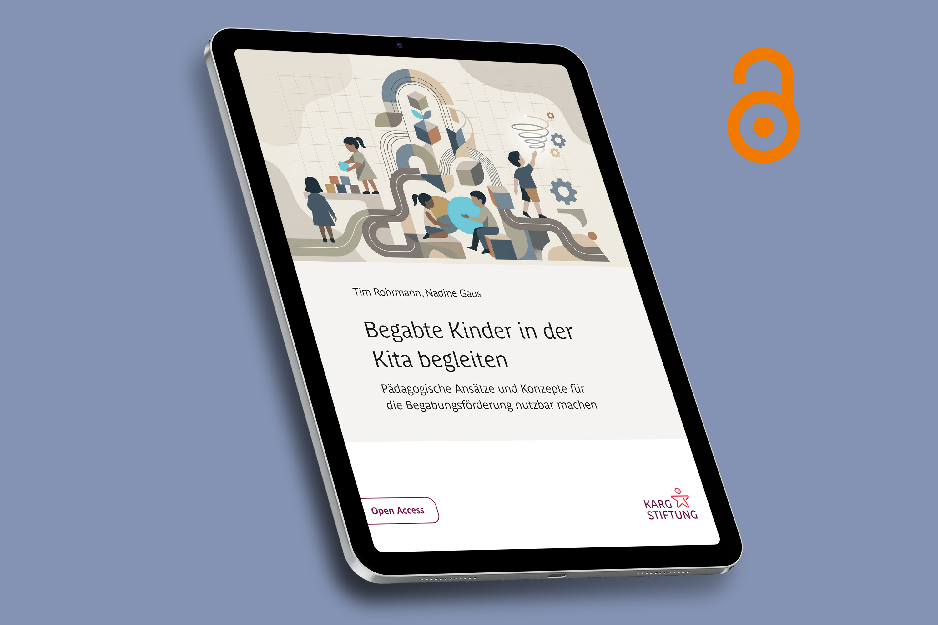 Cover der Open-Access-Publikation auf einem Tablet