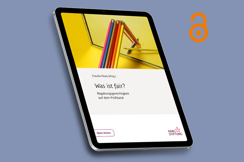 Cover der Open-Access-Veröffentlichung zur Begabungsgerechtigkeit