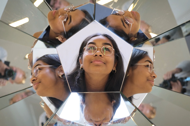 Ansicht der Protagonistin des Filmbeitrags