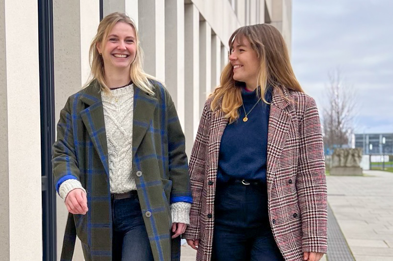 Die beiden Geförderten im William Stern Programm