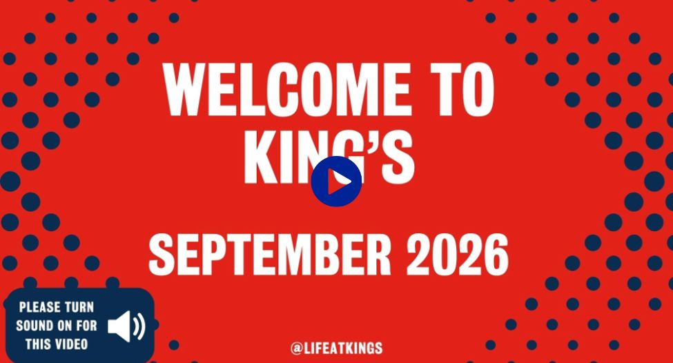 Preview of the Welcome to King's video