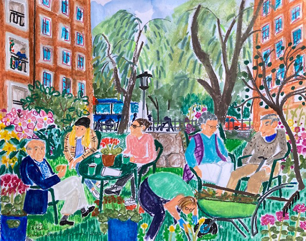 Blomsterfonden på plats på Seniordagen den 9 maj