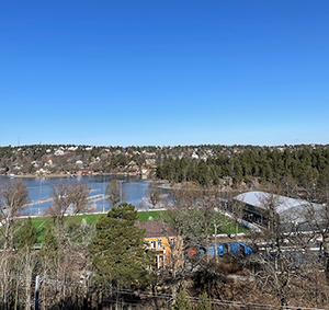 Utsikten från den blivande takterrasssen