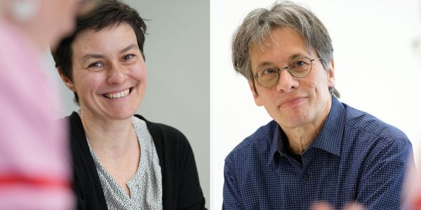 Porteraits von Melanie Studer und Pascal Coullery