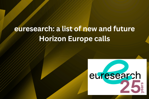 euresearch: a list of new and future Horizon Europe calls