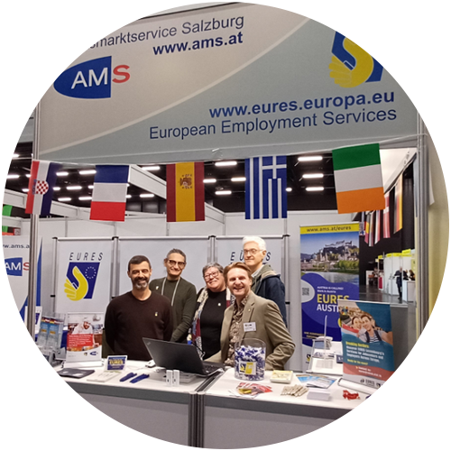 AMS Stand bei einer Messe