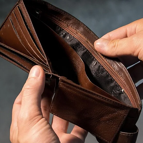 leere Brieftasche