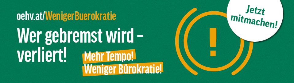 Banner zur Initiative Entbürokratisierung