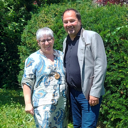 Heike Ladurner-Strolz und Oswald Jäger