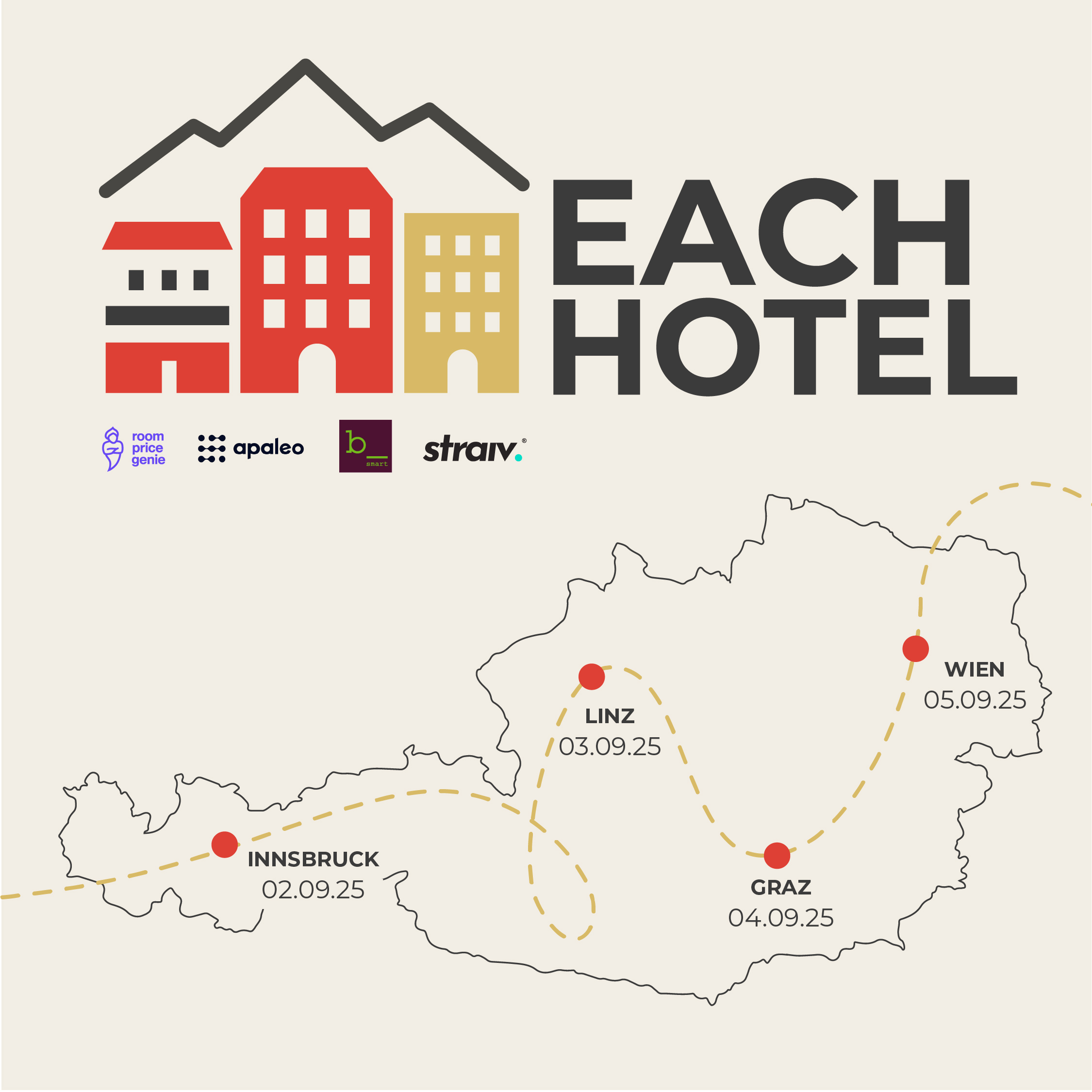 Sujet der Each Hotel Roadshow