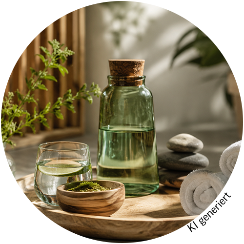 Zubehör in einem Wellness-Bereich