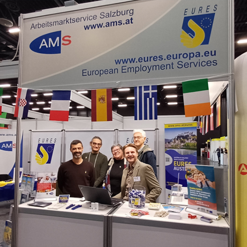AMS Salzburg Stand bei einer Messe
