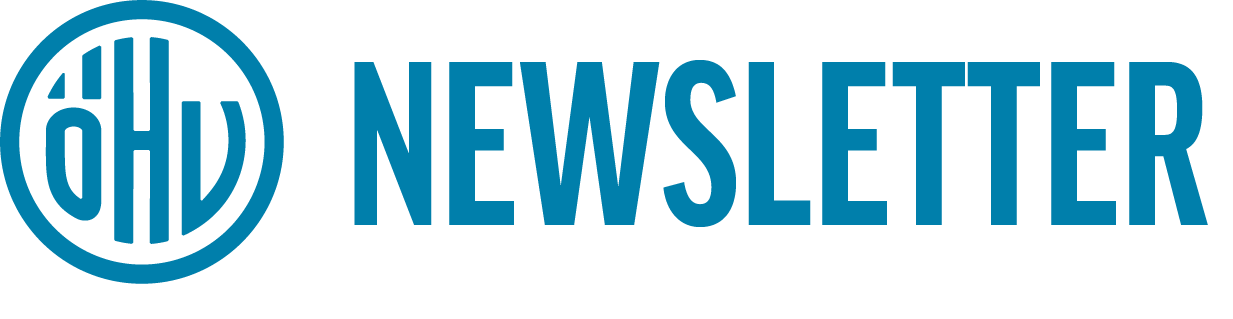 ÖHV Logo mit dem Beitext "Newsletter"