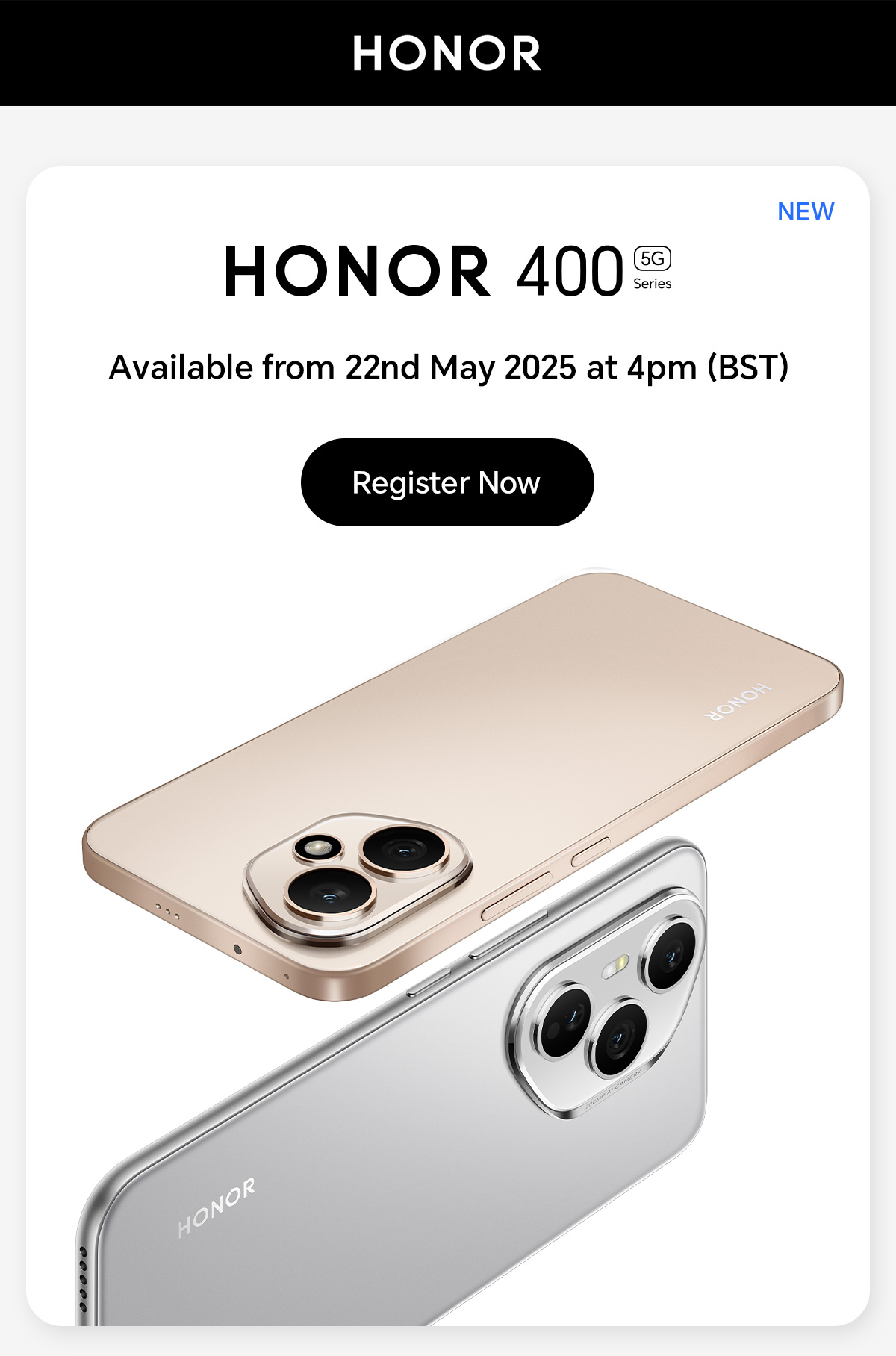 Honor 400 Series launch date unveiled.