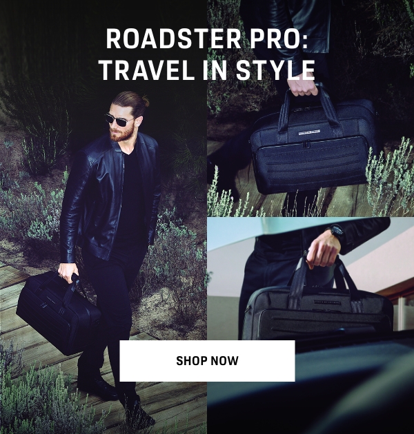 Roadster leather travel bag