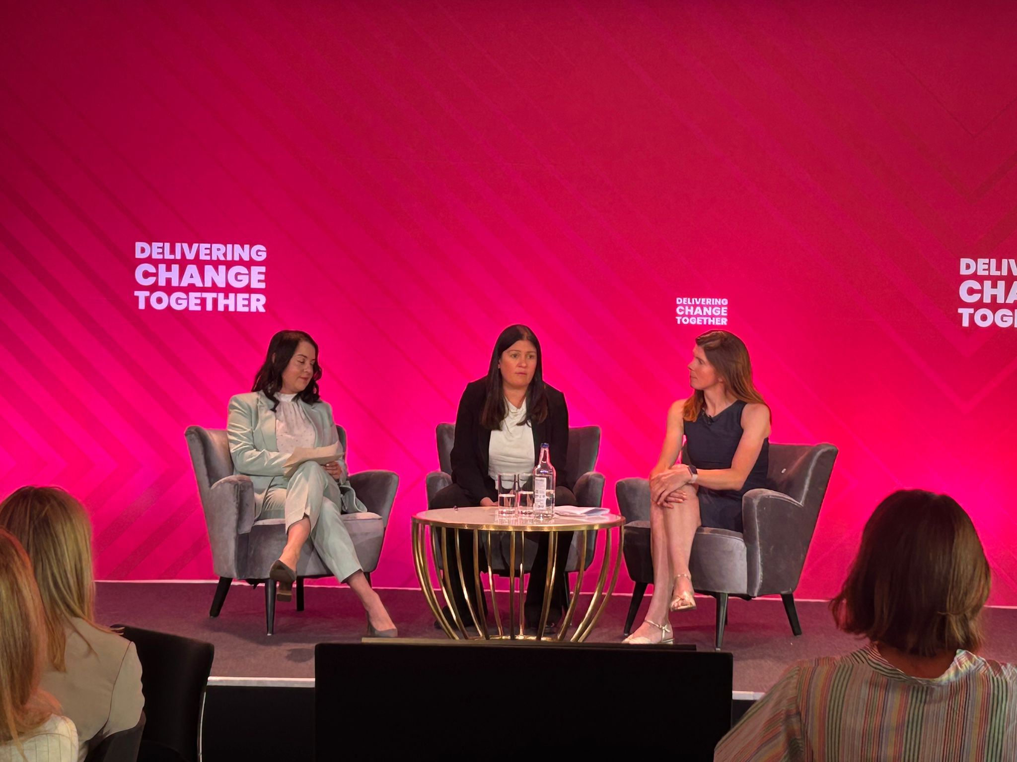Stephanie Peacock, Lisa Nandy and Sarah Elliott at the Civil Society Covenant launch