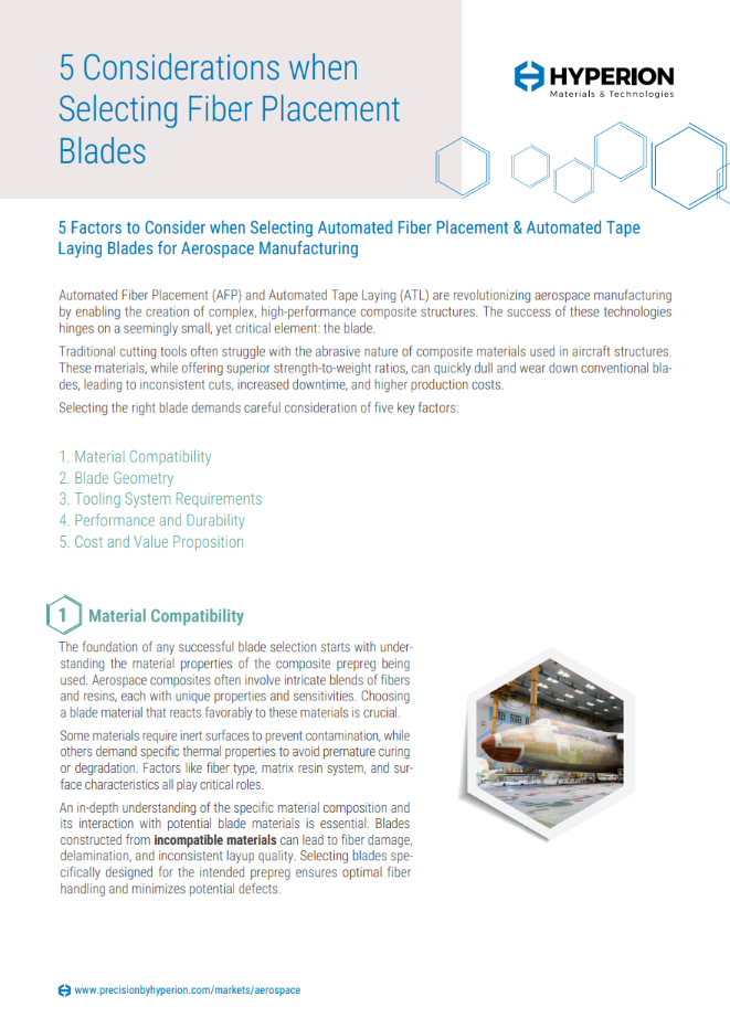 Fiber Placement Blades Article Cover