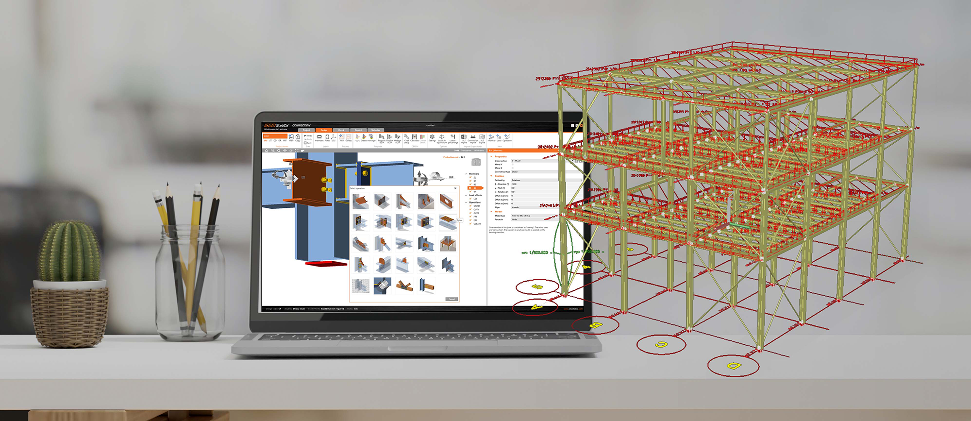 inar Recording Design Steel Connections with SOFiSTiK and IDEA StatiCa