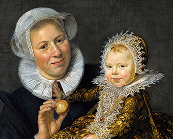 Frans Hals - Portret van Catharina Hooft met haar min