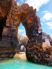 Playa de las Catedrales in Lugo, Galicia