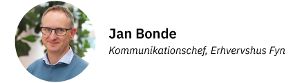 Jan Bonde, Kommunikationschef, Erhvervshus Fyn