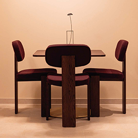 Selettiva cantu by Giuliocappellini - table and chairs