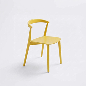 Newood light yellow chair