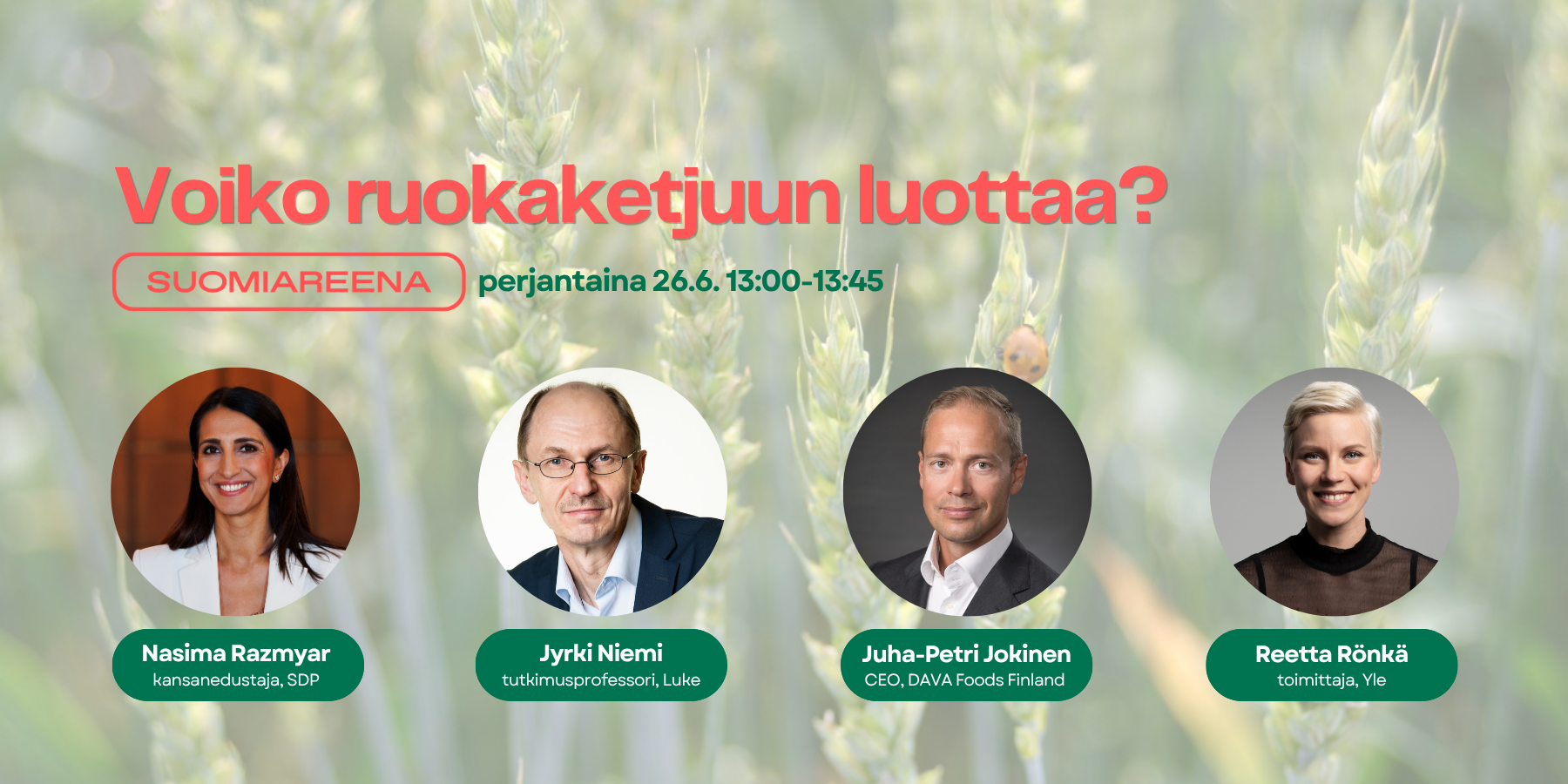 Voiko ruokaketjuun luottaa?