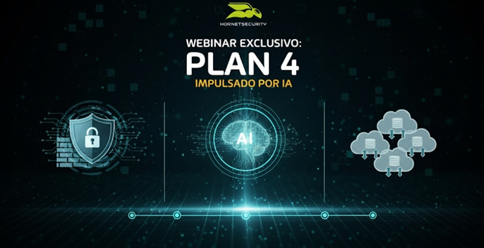 Beneficios Plan 4 de Hornetsecurity para Microsoft 365: seguridad, backup y cumplimiento con IA