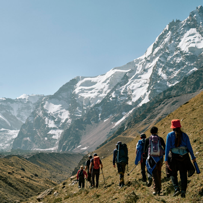 Glacier field team