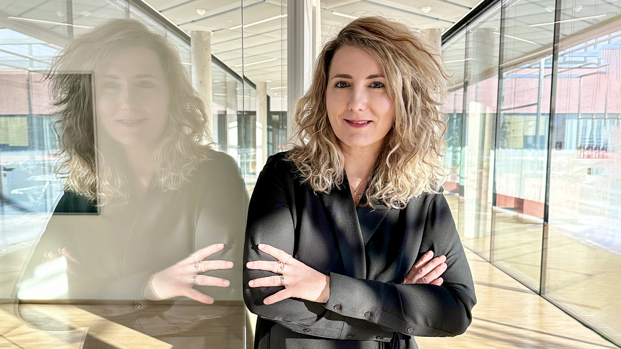 Andela Saric on the ISTA campus