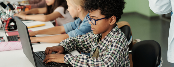 Kinderen met tablet