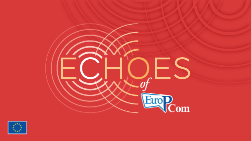 Echoes of EuroPCom branding identity