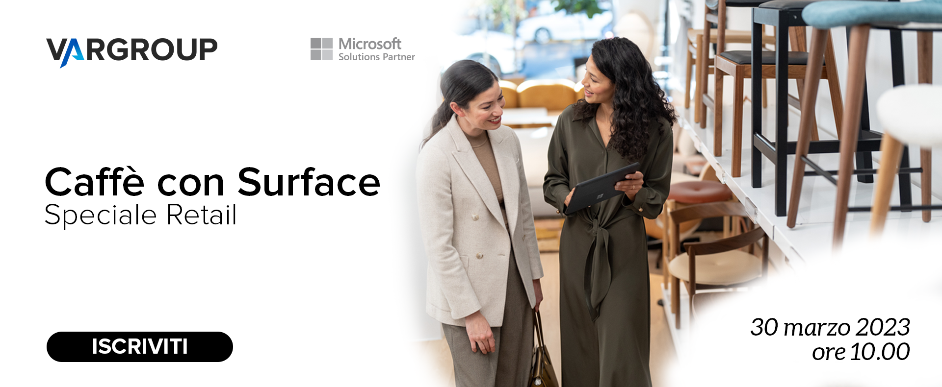 Caffè con Surface | Speciale Retail