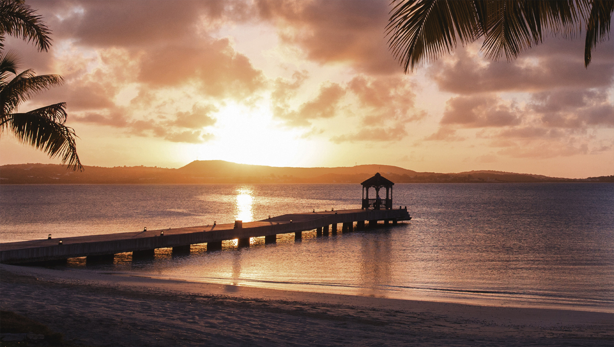 Sunset on Jumby Bay Island 