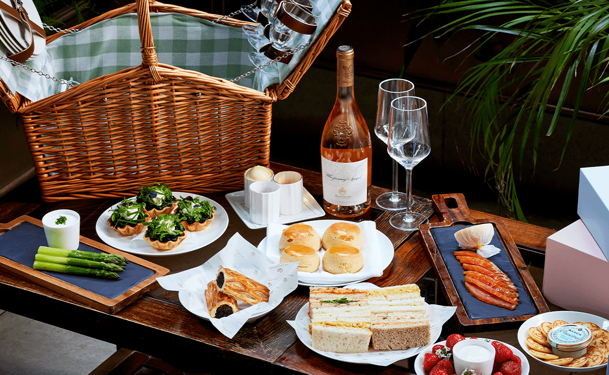 Summer Picnic with Whispering Angel