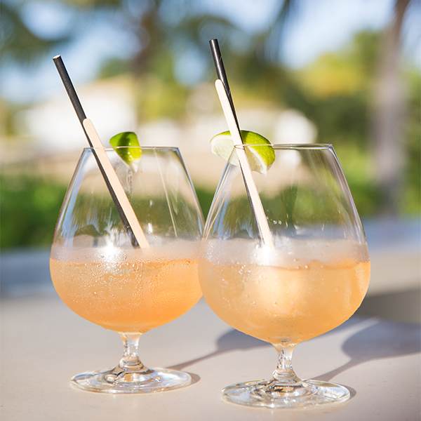 Cocktails on the beach