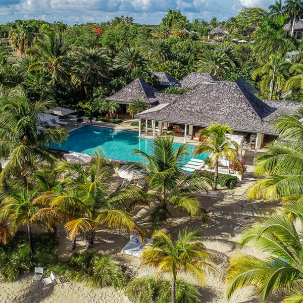 private residence showing pool