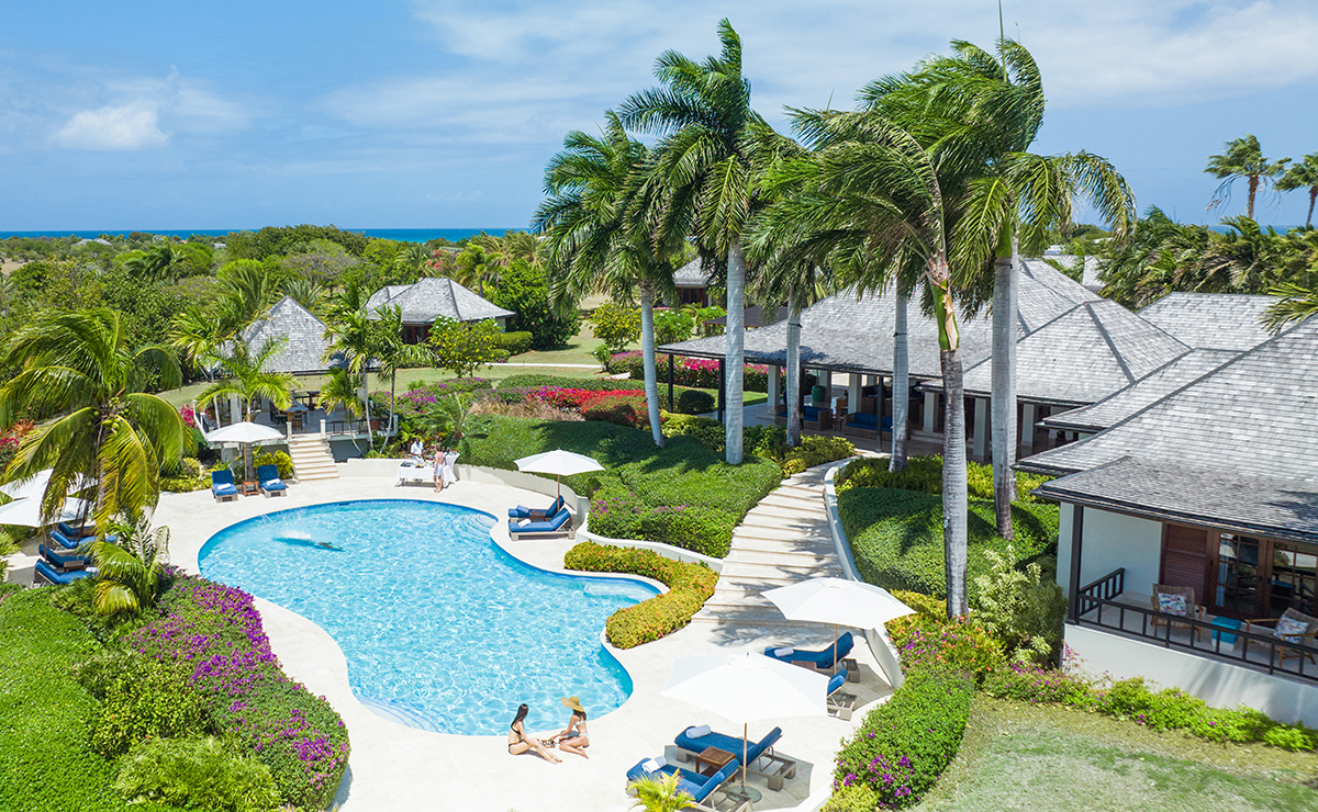 Poolside at Jumby Bay Private Residence 