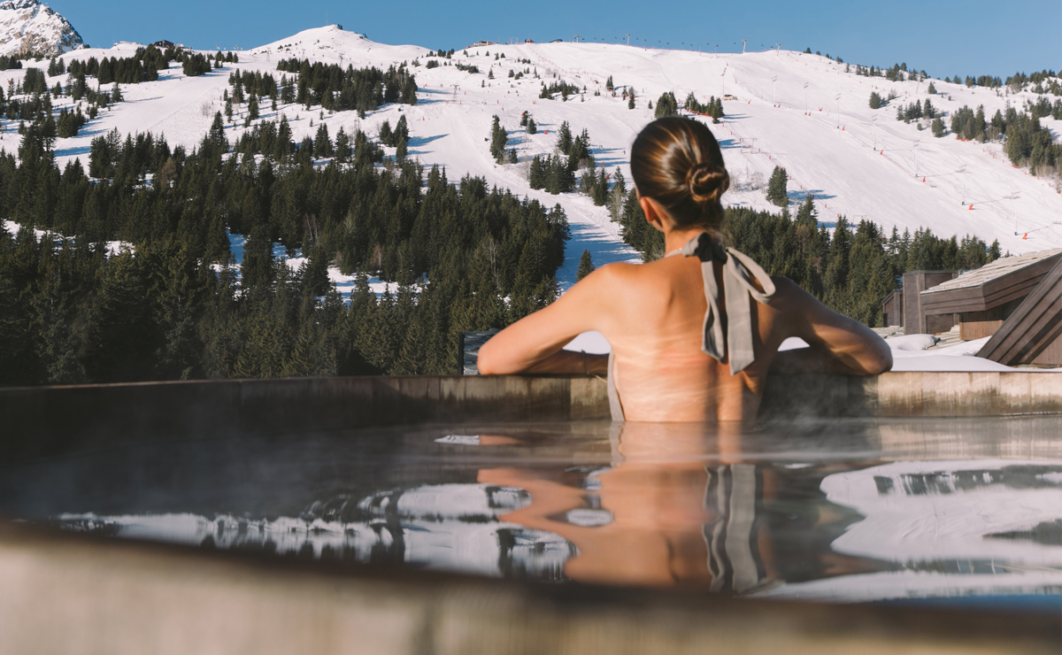 Magical snowy landscapes from the hotel