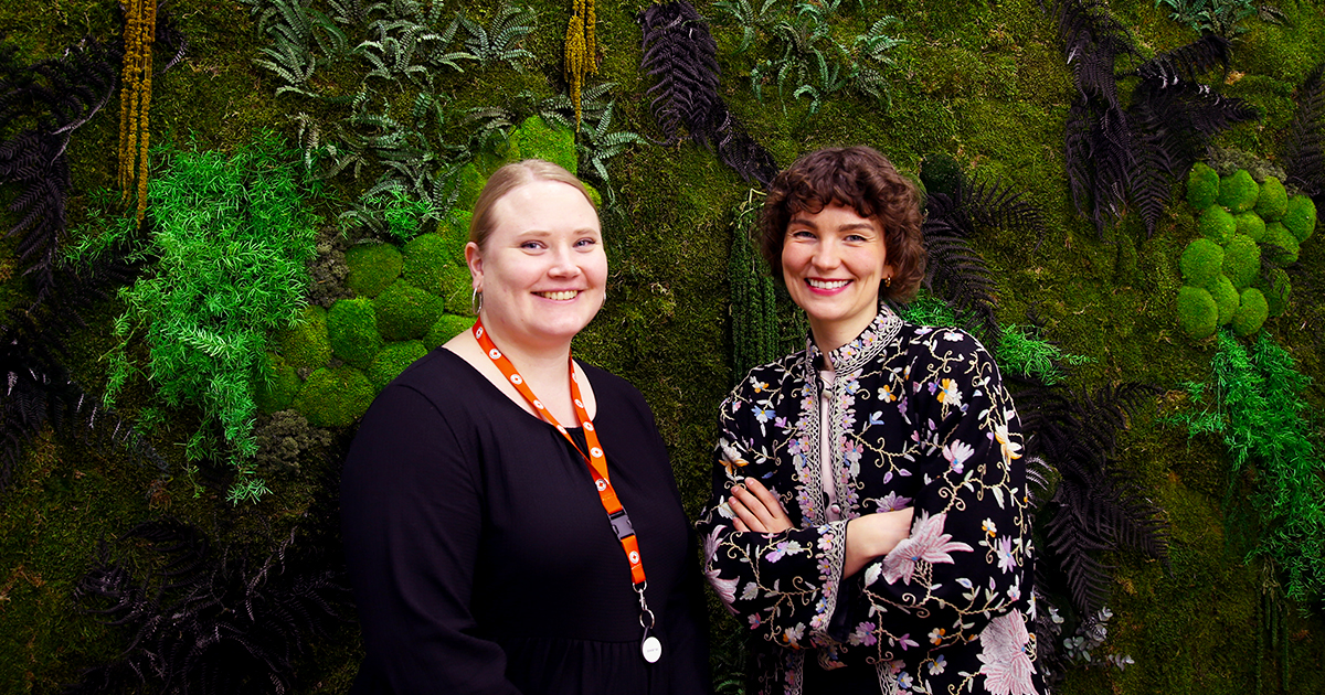 Senjamiia Talasniemi ja Eveliina Pasanen