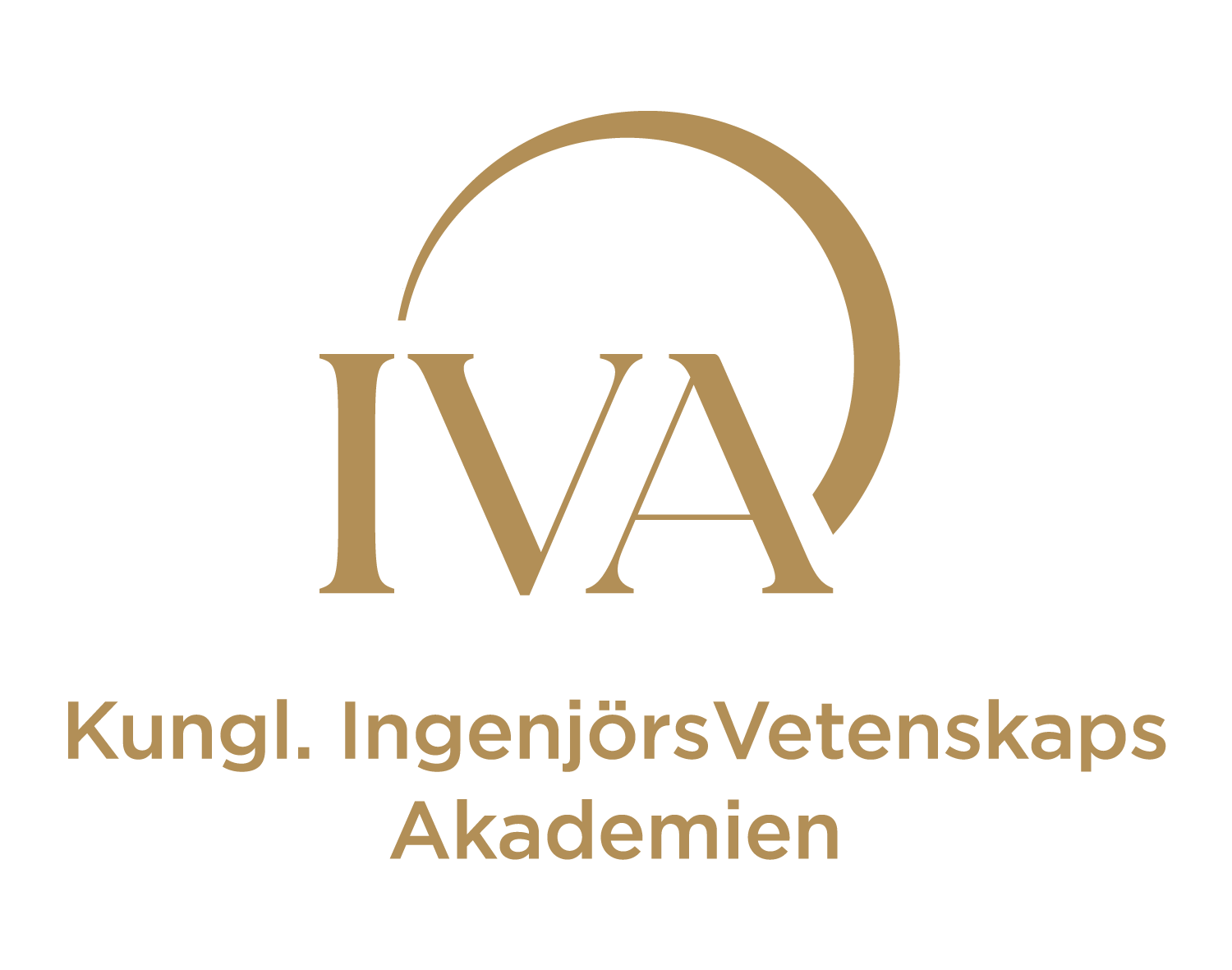 IVAs logotyp i guld